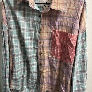Multicolor Plaid Shirt